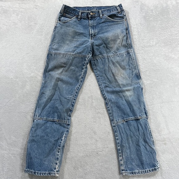 Dickies Jeans Mens 33x32 Double‎ Knee Utility Relaxed Fit Denim Western Y2K